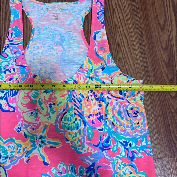 Lilly Pulitzer Shirley Island Seacret Pom Pom Hem Cropped Tank - Picture 4 of 4